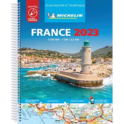 Atlas Atlas routier France 2023 Plastifié Michelin - Publicité Atlas Atlas routier France 2023 Plastifié Michelin - Publicité