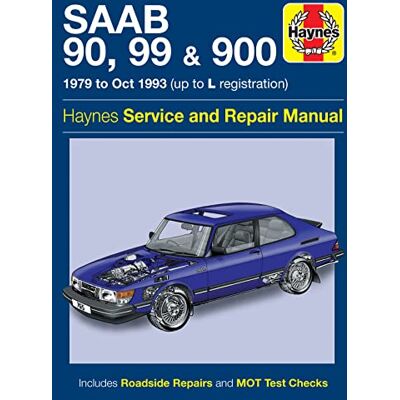 Haynes Publishing Saab 90, 99 & 900 Petrol (79 Oct 93) Haynes Repair Manual - Publicité Haynes Publishing Saab 90, 99 & 900 Petrol (79 Oct 93) Haynes Repair Manual - Publicité
