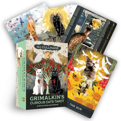 Cullinane, MJ Grimalkin's Curious Cats Tarot: An 80-card Deck and Guidebook - Publicité Cullinane, MJ Grimalkin's Curious Cats Tarot: An 80-card Deck and Guidebook - Publicité