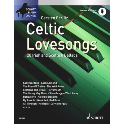Celtic Lovesongs: 20 Ballades irlandaises et écossaises. piano. Publicité Celtic Lovesongs: 20 Ballades irlandaises et écossaises. piano. Publicité