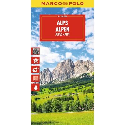 Alps Marco Polo Map - Publicité Alps Marco Polo Map - Publicité