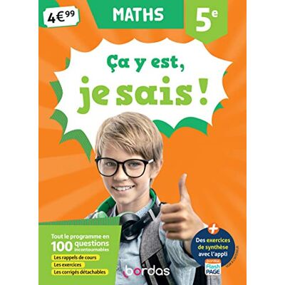 Lemau, Françoise Ça y est, je sais ! Maths 5e - Publicité Lemau, Françoise Ça y est, je sais ! Maths 5e - Publicité
