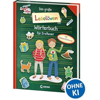 Das große Leselöwen-Wörterbuch für Erstleser: Mit Silbenfärbung illustrierter Wortschatz für die Vorschule und Grundschüler - Publicité Das große Leselöwen-Wörterbuch für Erstleser: Mit Silbenfärbung illustrierter Wortschatz für die Vorschule und Grundschüler - Publicité