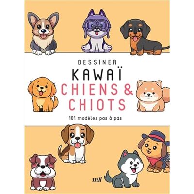 Collectif Dessiner kawaï Chiens et Chiots: 101 modèles pas à pas - Publicité Collectif Dessiner kawaï Chiens et Chiots: 101 modèles pas à pas - Publicité