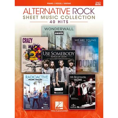 Various Alternative Rock Recueil de partitions piano voix guitare avec accords et paroles 40 titres cultes du rock alternatif dont Wonderwall, Mr. Brightside et Smells Like Teen Spirit - Publicité Various Alternative Rock Recueil de partitions piano voix guitare avec accords et paroles 40 titres cultes du rock alternatif dont Wonderwall, Mr. Brightside et Smells Like Teen Spirit - Publicité