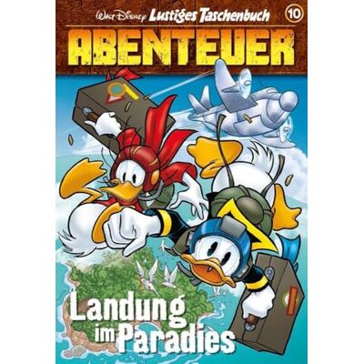 Disney Lustiges Taschenbuch Abenteuer 10: Landung im Paradies - Publicité Disney Lustiges Taschenbuch Abenteuer 10: Landung im Paradies - Publicité