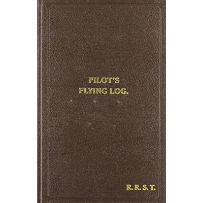 Tuck, Robert R.Stanford Wing Commander Robert Stanford Tuck Flying Log Book - Publicité Tuck, Robert R.Stanford Wing Commander Robert Stanford Tuck Flying Log Book - Publicité