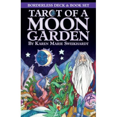 Sweikhardt, Karen Marie Borderless Tarot Of A Moon Garden Deck Book Set - Publicité Sweikhardt, Karen Marie Borderless Tarot Of A Moon Garden Deck Book Set - Publicité