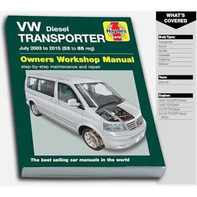 Haynes VW Transporter Diesel (July 03 '15) 03 to 65 - Publicité Haynes VW Transporter Diesel (July 03 '15) 03 to 65 - Publicité