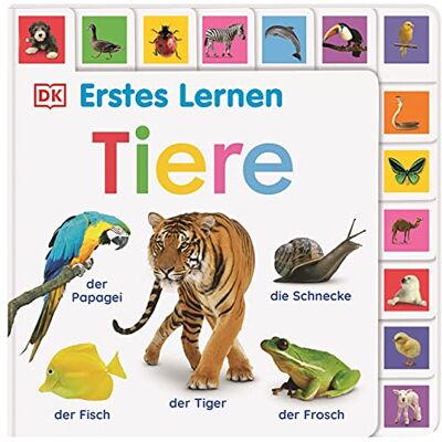 Erstes Lernen. Tiere: Pappbilderbuch mit Griff-Register und über 180 Fotos ab 1 Jahr - Publicité Erstes Lernen. Tiere: Pappbilderbuch mit Griff-Register und über 180 Fotos ab 1 Jahr - Publicité