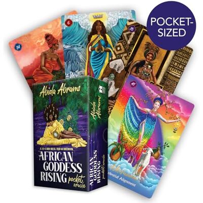 Abrams, Abiola African Goddess Rising Pocket Oracle: A 44-card Deck and Guidebook - Publicité Abrams, Abiola African Goddess Rising Pocket Oracle: A 44-card Deck and Guidebook - Publicité