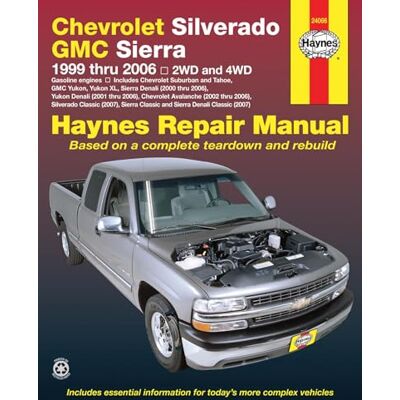 Haynes Chevrolet Silverado GMC Sierra: 1999 thru 2006 2WD and 4WD - Publicité Haynes Chevrolet Silverado GMC Sierra: 1999 thru 2006 2WD and 4WD - Publicité