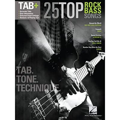 Various 25 Top Rock Bass Songs: Tab+ = Tab + Tone + Technique. Publicité Various 25 Top Rock Bass Songs: Tab+ = Tab + Tone + Technique. Publicité