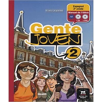 COLLECTIF GENTE JOVEN 2 LIVRE DE L'ELEVE CD+DVD - Publicité COLLECTIF GENTE JOVEN 2 LIVRE DE L'ELEVE CD+DVD - Publicité