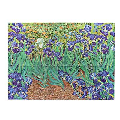 Chemise porte-documents Paperblanks Iris de Van Gogh - Publicité Chemise porte-documents Paperblanks Iris de Van Gogh - Publicité