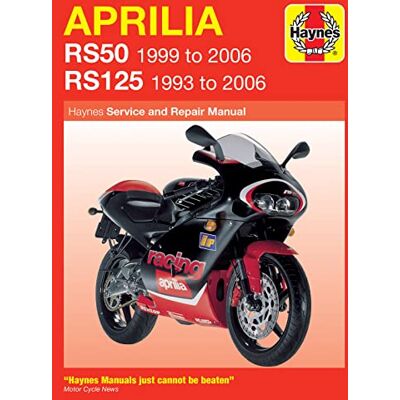 Haynes Aprilia RS50 (99 06) & RS125 (93 06) - Publicité Haynes Aprilia RS50 (99 06) & RS125 (93 06) - Publicité
