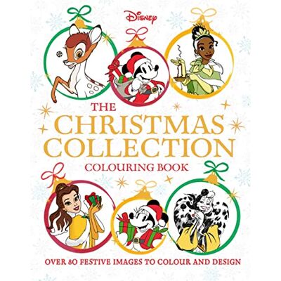 Walt Disney Disney The Christmas Collection Colouring Book - Publicité Walt Disney Disney The Christmas Collection Colouring Book - Publicité