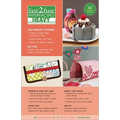 C&T Publishing Fast2fuse Interfacing Heavy Craft Pack 15 X 18 - Publicité C&T Publishing Fast2fuse Interfacing Heavy Craft Pack 15 X 18 - Publicité