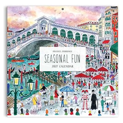 Galison Michael Storrings 12 x 12 Wall Calendar 2027 - Publicité Galison Michael Storrings 12 x 12 Wall Calendar 2027 - Publicité