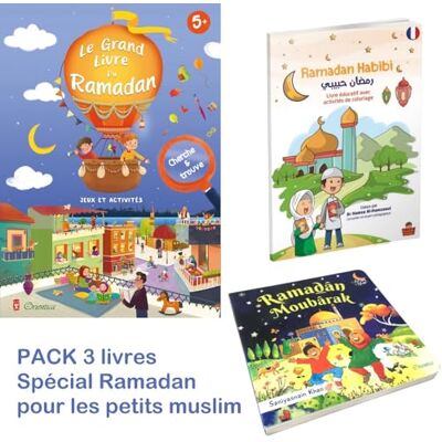 Collectif Pack Cadeau Ramadan : 3 livres pour les enfants musulmans sur le Ramadan et le jeûne (livre enfant musulman à partir de 5 ans) - Publicité Collectif Pack Cadeau Ramadan : 3 livres pour les enfants musulmans sur le Ramadan et le jeûne (livre enfant musulman à partir de 5 ans) - Publicité