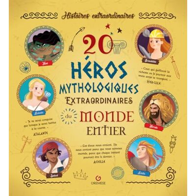 AA.VV. 20 Héros mythologiques extraordinaires du monde entier - Publicité AA.VV. 20 Héros mythologiques extraordinaires du monde entier - Publicité