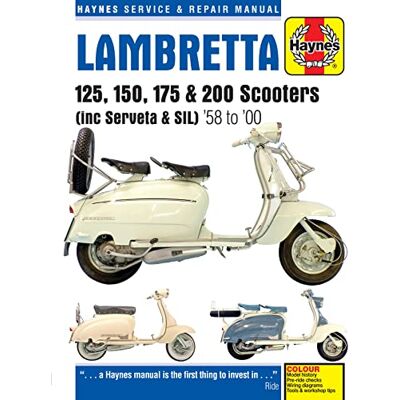 Haynes Lambretta Scooters (58 00): 125, 150, 175 & 200 Scooters (inc Servita & SIL) - Publicité Haynes Lambretta Scooters (58 00): 125, 150, 175 & 200 Scooters (inc Servita & SIL) - Publicité