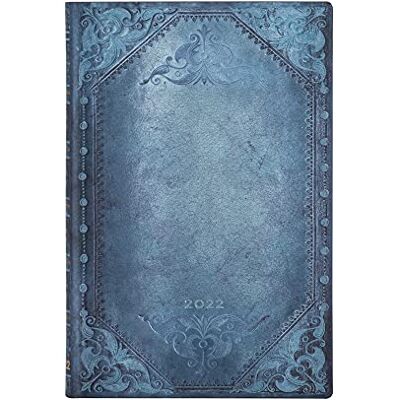 Paperblanks Flexis Mini agenda 12 mois Couverture souple Bleu 95 x 140 mm - Publicité Paperblanks Flexis Mini agenda 12 mois Couverture souple Bleu 95 x 140 mm - Publicité