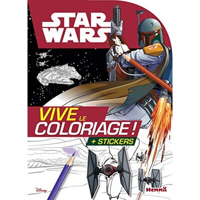 Collectif Disney Star Wars Vive le coloriage (Boba Fett) - Publicité Collectif Disney Star Wars Vive le coloriage (Boba Fett) - Publicité