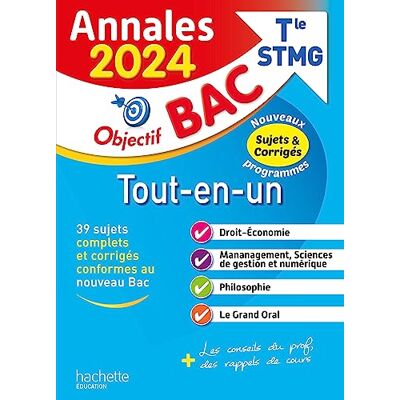 Di Costanzo, Stéphanie Annales Objectif BAC 2024 Bac Tle STMG Tout-en-un - Publicité Di Costanzo, Stéphanie Annales Objectif BAC 2024 Bac Tle STMG Tout-en-un - Publicité