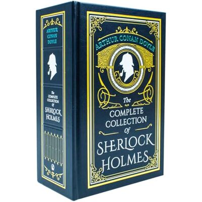 Holmes, Sherlock Arthur Conan Doyle The Complete Collection of Sherlock Holmes Deluxe Leather Bound Classic: (A Study In Scarlet, The Sign Of Four, The Adventures of Sherlock Holmes) - Publicité Holmes, Sherlock Arthur Conan Doyle The Complete Collection of Sherlock Holmes Deluxe Leather Bound Classic: (A Study In Scarlet, The Sign Of Four, The Adventures of Sherlock Holmes) - Publicité