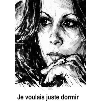 Chami, Nadia Je voulais juste dormir: Femme en noir - Publicité Chami, Nadia Je voulais juste dormir: Femme en noir - Publicité