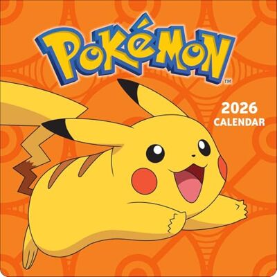 Pokémon 2026 Wall Calendar - Publicité Pokémon 2026 Wall Calendar - Publicité