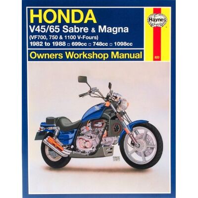Haynes Honda V45/65 Sabre and Magna Owners Workshop Manual: (VF700, 750 & 1100 V-Fours) 1982 to 1988 - Publicité Haynes Honda V45/65 Sabre and Magna Owners Workshop Manual: (VF700, 750 & 1100 V-Fours) 1982 to 1988 - Publicité