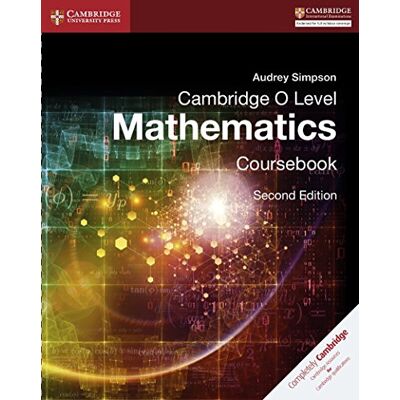 Simpson, Audrey Cambridge O Level Mathematics Coursebook - Publicité Simpson, Audrey Cambridge O Level Mathematics Coursebook - Publicité