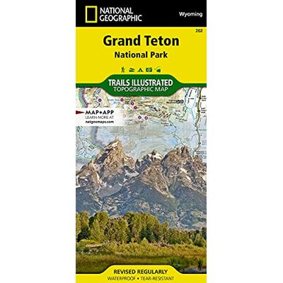 Nat Geo Maps Grand Teton National Park: Trails Illustrated National Park Maps- - Publicité Nat Geo Maps Grand Teton National Park: Trails Illustrated National Park Maps- - Publicité