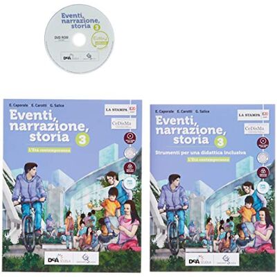 Caporale, E. Eventi, narrazione, storia. Con Strumenti per una didattica inclusiva. Per la Scuola media. Con ebook. Con espansione online. Con DVD-ROM (Vol. 3) - Publicité Caporale, E. Eventi, narrazione, storia. Con Strumenti per una didattica inclusiva. Per la Scuola media. Con ebook. Con espansione online. Con DVD-ROM (Vol. 3) - Publicité