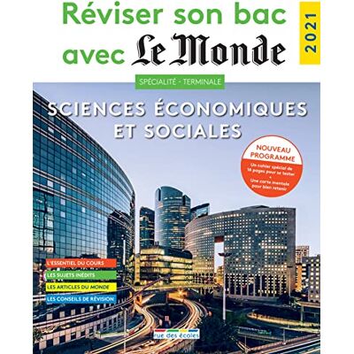 Collectif Réviser son bac avec Le Monde 2021 : Spécialité SES, Terminale, Nouveau programme - Publicité Collectif Réviser son bac avec Le Monde 2021 : Spécialité SES, Terminale, Nouveau programme - Publicité