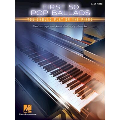 Various First 50 Pop Ballads. Piano Facile. Publicité Various First 50 Pop Ballads. Piano Facile. Publicité