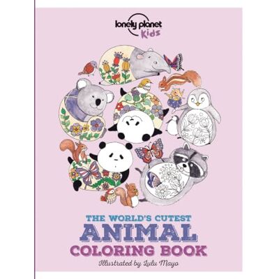 Lonely Planet Cutest Animal Colouring Book 1ed Anglais - Publicité Lonely Planet Cutest Animal Colouring Book 1ed Anglais - Publicité