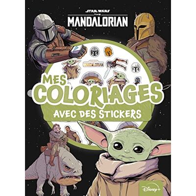 COLLECTIF THE MANDALORIAN Mes Coloriages avec Stickers Star Wars - Publicité COLLECTIF THE MANDALORIAN Mes Coloriages avec Stickers Star Wars - Publicité