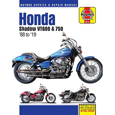 Haynes Honda Shadow Vt600 & Vt750 '88 to '19 - Publicité Haynes Honda Shadow Vt600 & Vt750 '88 to '19 - Publicité