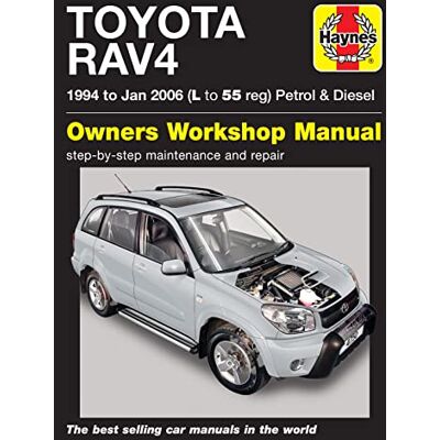 Haynes Toyota RAV4 Petrol & Diesel (94 Jan 06) L to 55: 94-06 - Publicité Haynes Toyota RAV4 Petrol & Diesel (94 Jan 06) L to 55: 94-06 - Publicité