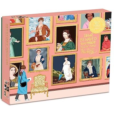 Galison Herstory Museum 1000 Piece Foil Puzzle - Publicité Galison Herstory Museum 1000 Piece Foil Puzzle - Publicité