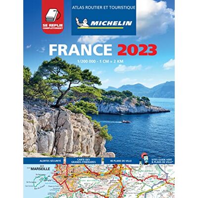 Atlas Atlas routier France 2023 Michelin Tous les services utiles (A4-Multiflex) - Publicité Atlas Atlas routier France 2023 Michelin Tous les services utiles (A4-Multiflex) - Publicité