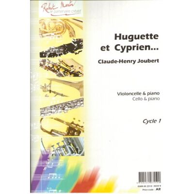 Joubert, Claude-Henry Huguette et cyprien --- violoncelle et piano - Publicité Joubert, Claude-Henry Huguette et cyprien --- violoncelle et piano - Publicité