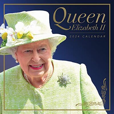 Carousel Calendars Queen Elizabeth II 2024 Calendar - Publicité Carousel Calendars Queen Elizabeth II 2024 Calendar - Publicité