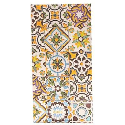 Paperblanks Agenda 12 mois 2025, Porto, Horizontal Élancé (180 mm x 90 mm), Italien - Publicité Paperblanks Agenda 12 mois 2025, Porto, Horizontal Élancé (180 mm x 90 mm), Italien - Publicité