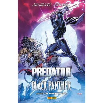 Percy, Benjamin Predator vs. Black Panther: Jagd im Dschungel - Publicité Percy, Benjamin Predator vs. Black Panther: Jagd im Dschungel - Publicité