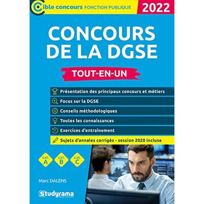 Dalens, Marc Concours de la DGSE: 2022 - Publicité Dalens, Marc Concours de la DGSE: 2022 - Publicité
