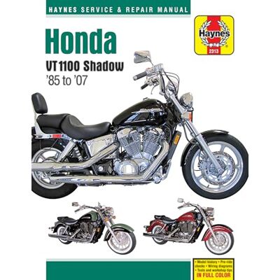 Haynes Honda VT1100 Shadow V-Twins '85 to '07 Service and Repair Manual - Publicité Haynes Honda VT1100 Shadow V-Twins '85 to '07 Service and Repair Manual - Publicité